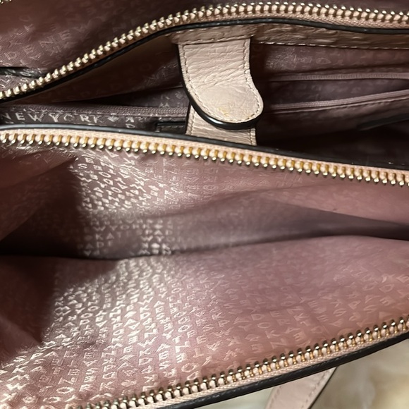 KATE SPADE OSTRICH EMBOSSED BALLET PINK CROSSBODY BAG - Picture 10 of 14